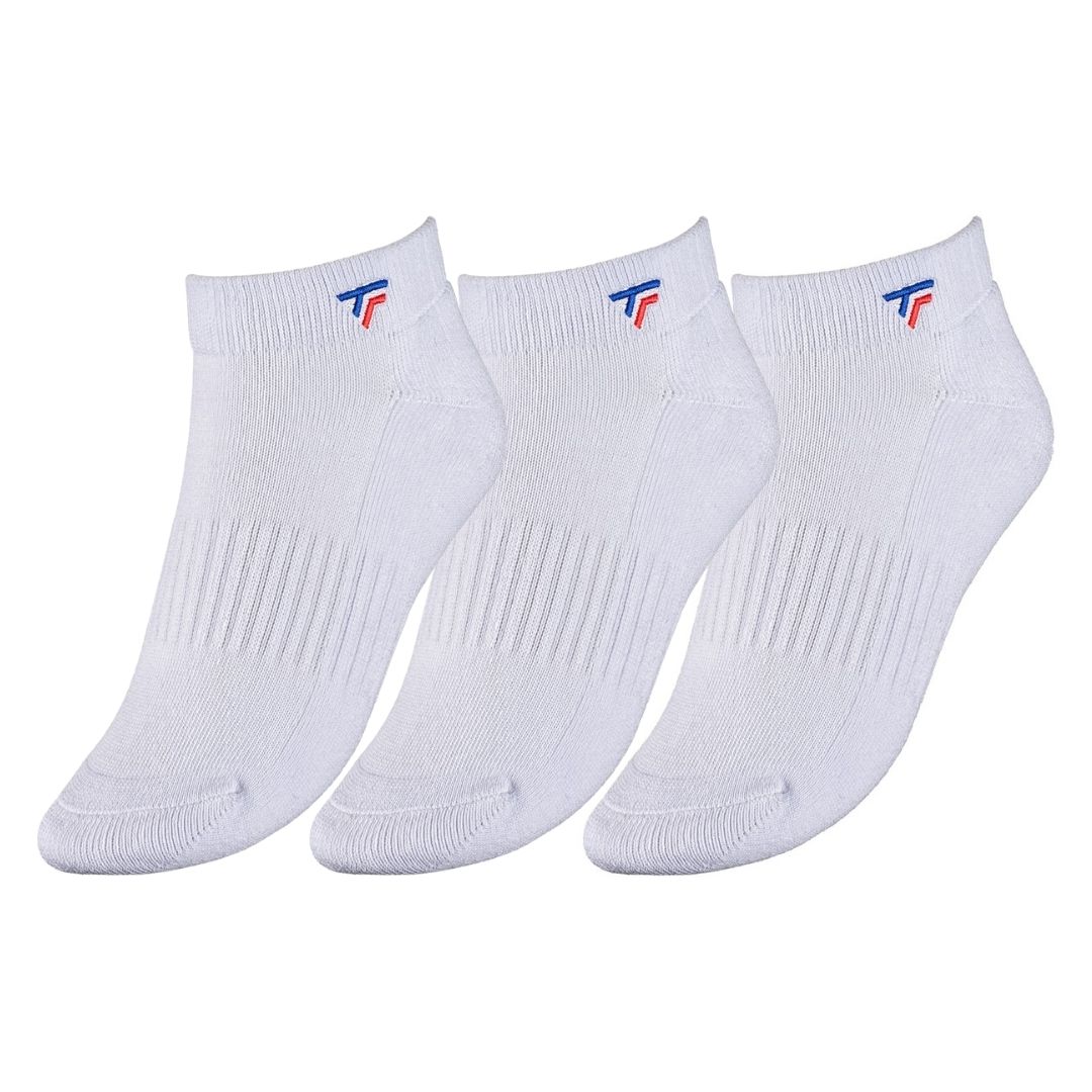 Tecnifibre Low Cut Socks 3-Pack White